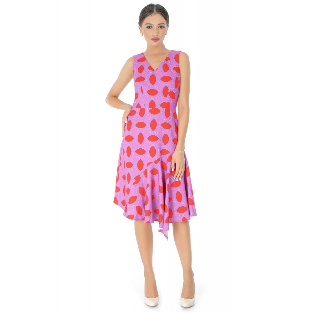 Closet Lilac printed midi dress - AIMELIA - DR3452