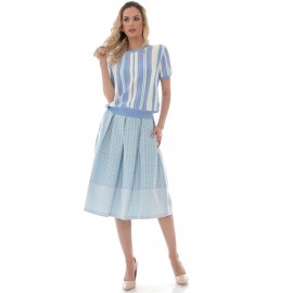 Chic striped top in pastel shades - Aimelia - BR2404