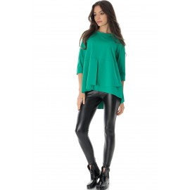 Oversized casual top in Green Aimelia BR2752