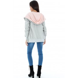 Grey with pink jacket - JR309