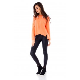 Casual Orange lightweight orange jumper by Aimelia - BR1712
